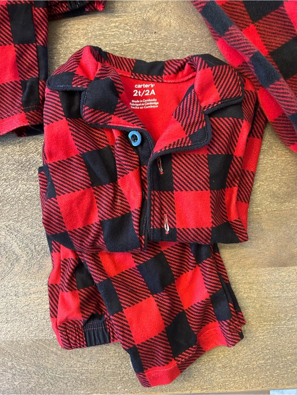 Matching Family Red & Black Buffalo Plaid Pajamas